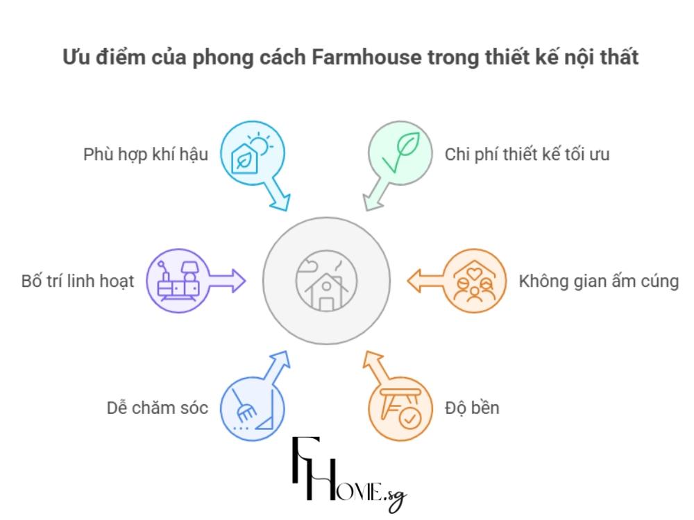 6 Ưu điểm của phong cách Farmhouse trong thiết kế nội thất