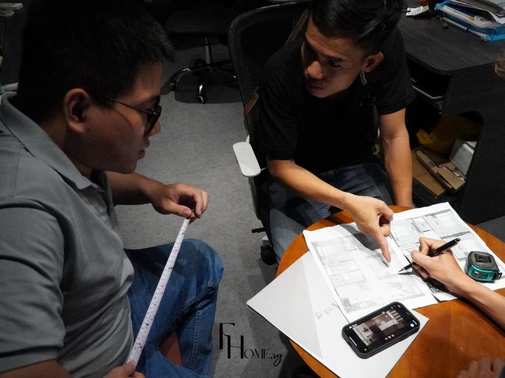FHome.sg thống nhất phương án thiết kế và thi công cuối cùng với gia chủ