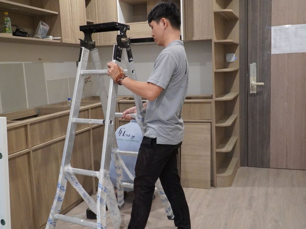 Fhome.sg-Chuyên thiết kế nội thất phòng bếp nhà phố với đội ngũ thi công nhiều kinh nghiệm