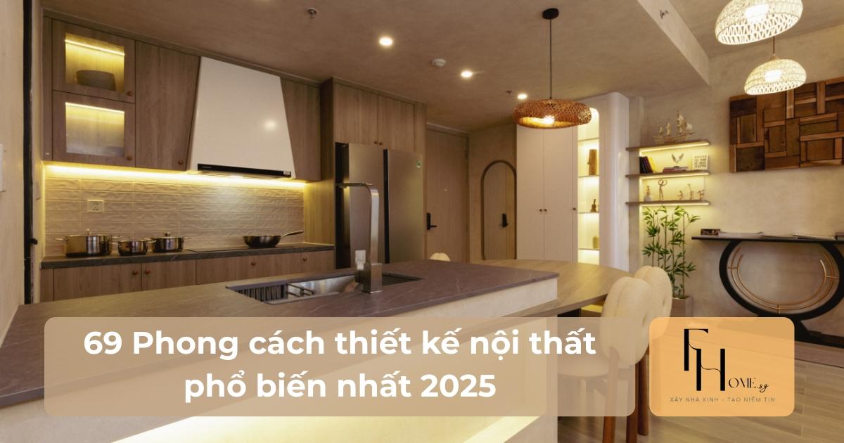 các phong cách thiết kế nội thất