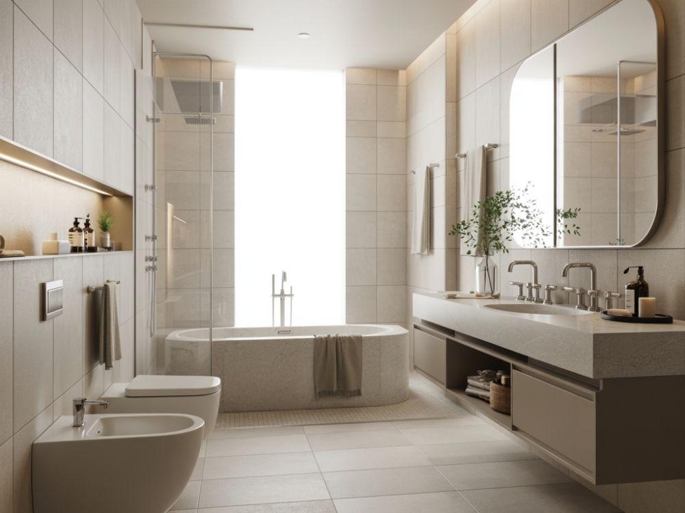 Phòng tắm hiện đại