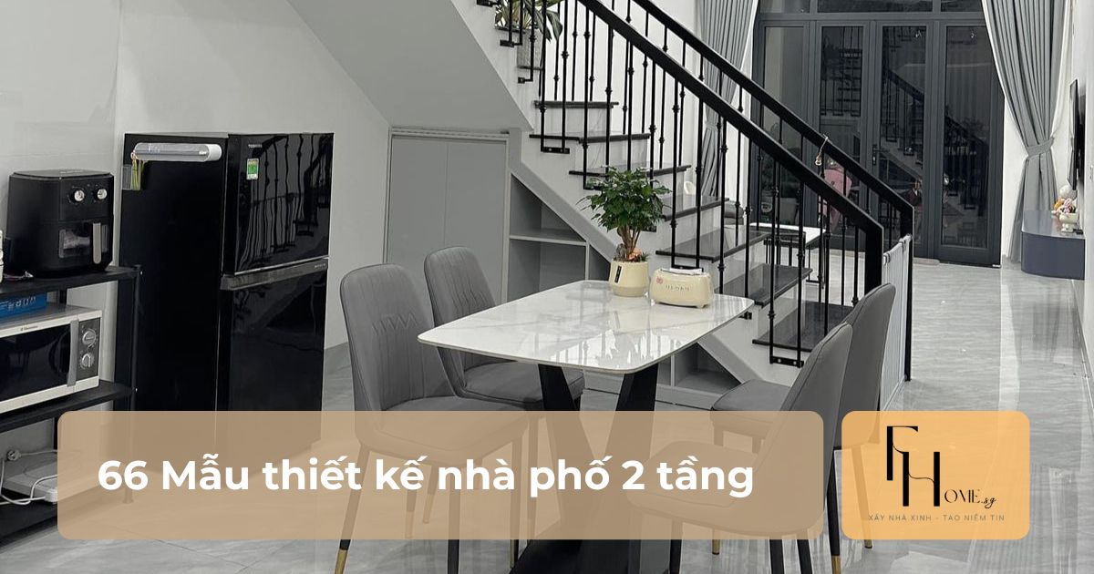 Thiết kế nội thất nhà phố 2 tầng