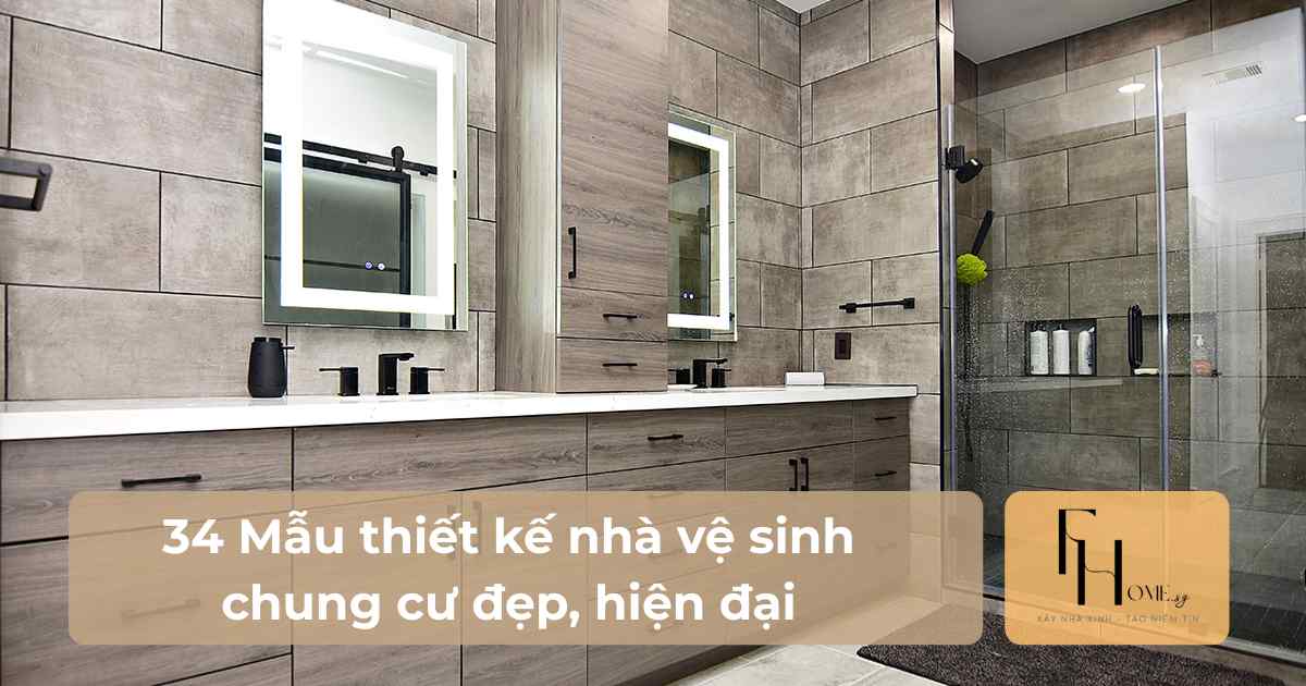 thiết kế nhà vệ sinh chung cư