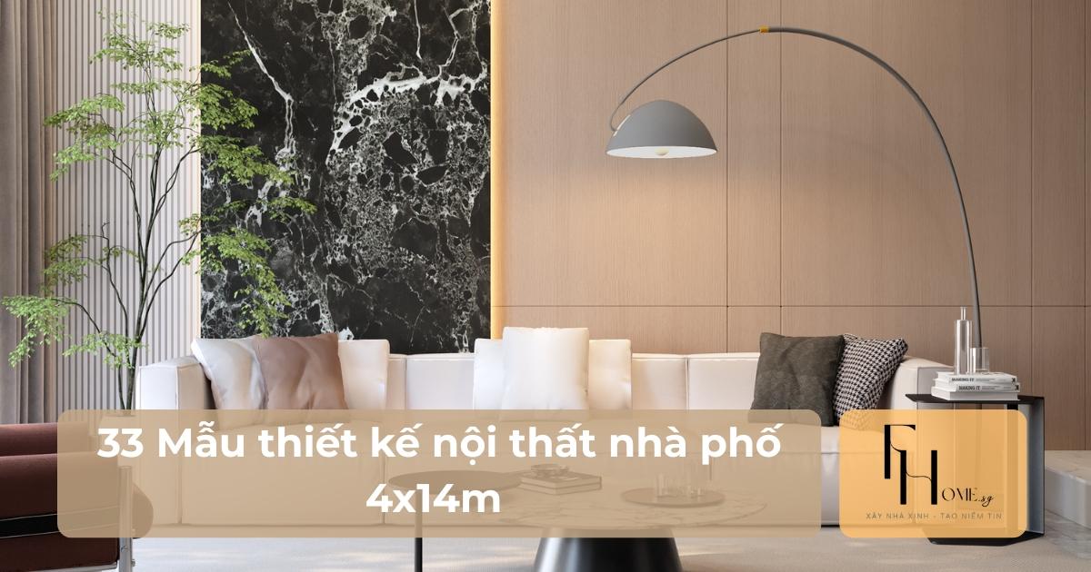 thiết kế nội thất nhà phố 4x14m