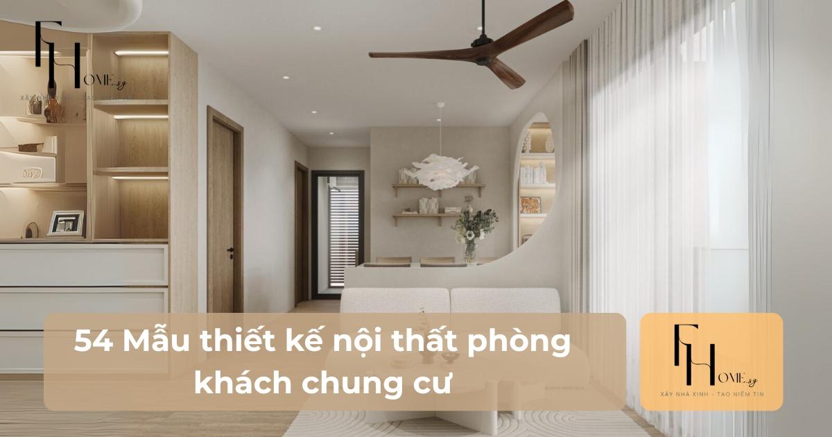 thiết kế nội thất phòng khách chung cư