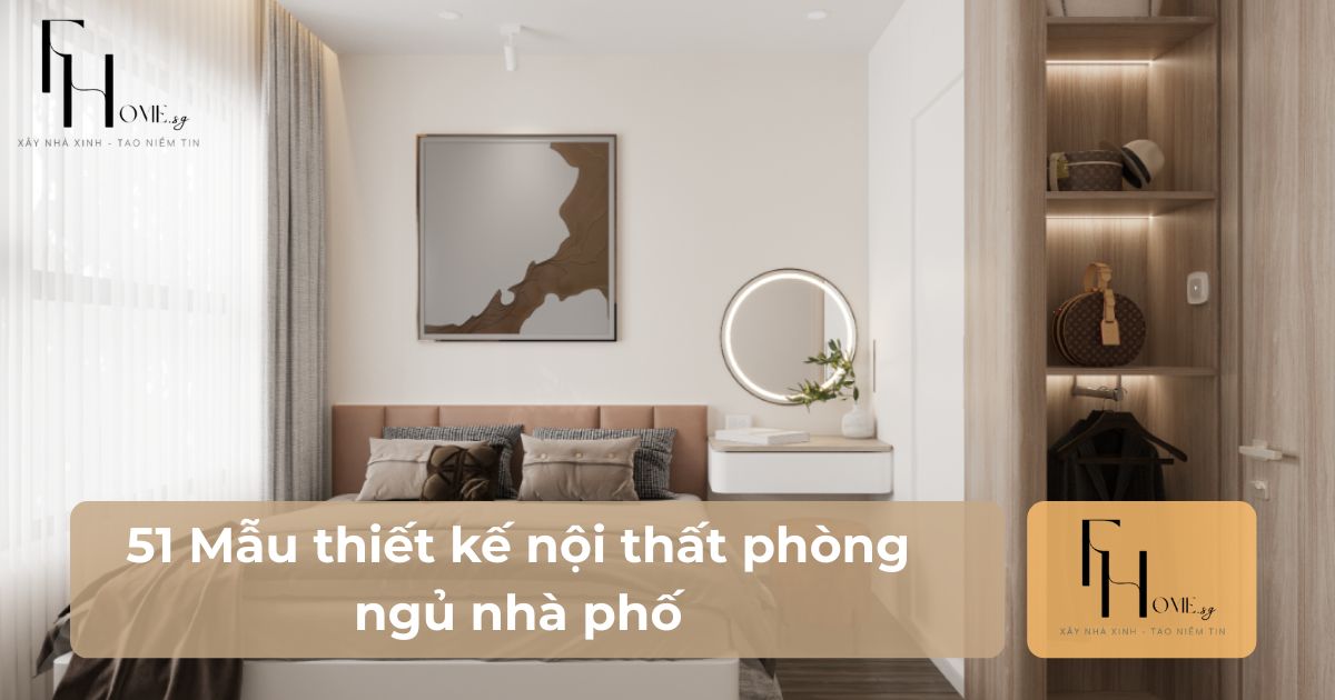thiết kế phòng ngủ nhà phố
