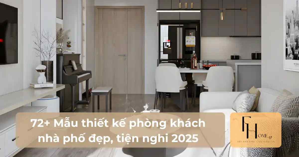 thiết kế phòng khách nhà phố