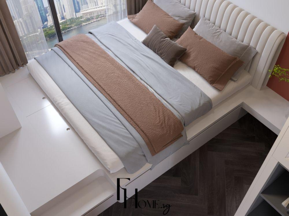 Phòng ngủ với không gian mở