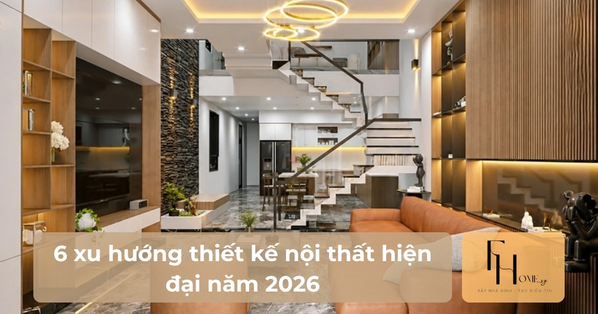 xu hướng thiết kế nội thất hiện đại