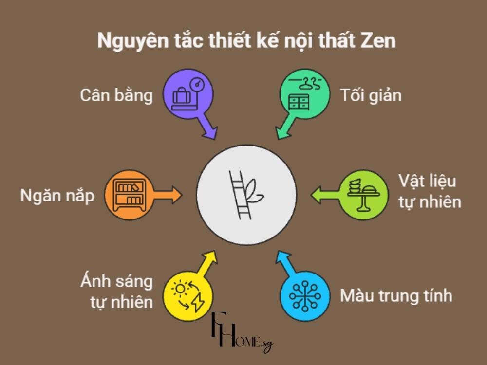 6 điểm quan trọng trong quá trình thiết kế và bài trí nội thất phong cách Zen