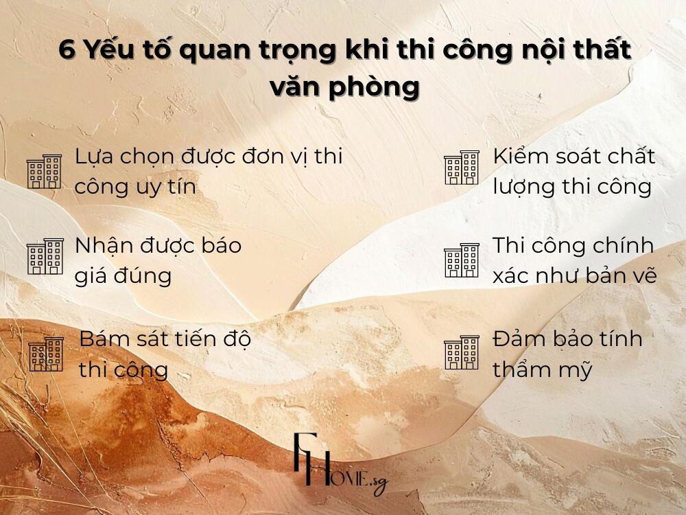 6 yếu tố doanh nghiệp phải nắm để dự án văn phòng diễn ra thuận lợi