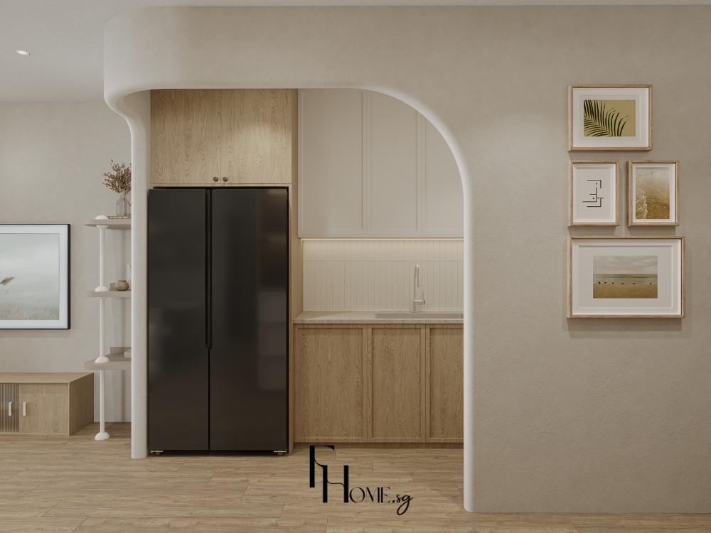 Các chi tiết như kệ xoay 360 độ, ngăn kéo giảm chấn giúp việc nấu nướng trở nên thuận tiện và gọn gàng hơn