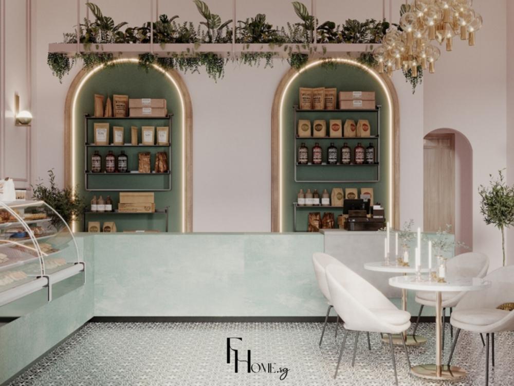 Cây xanh kết hợp ánh sáng tự nhiên tối đa, tạo bầu không khí dễ chịu, thư giãn cho khách hàng