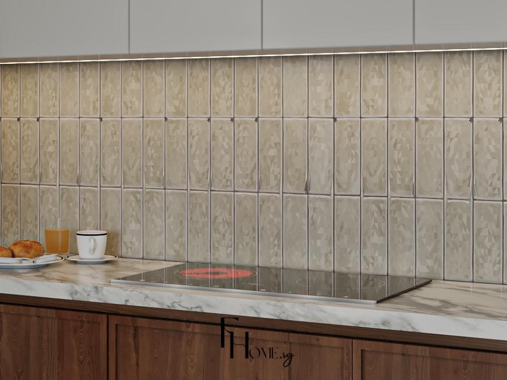 Đá tự nhiên bền đẹp, chống bám bẩn và mang lại vẻ sang trọng cho không gian bếp