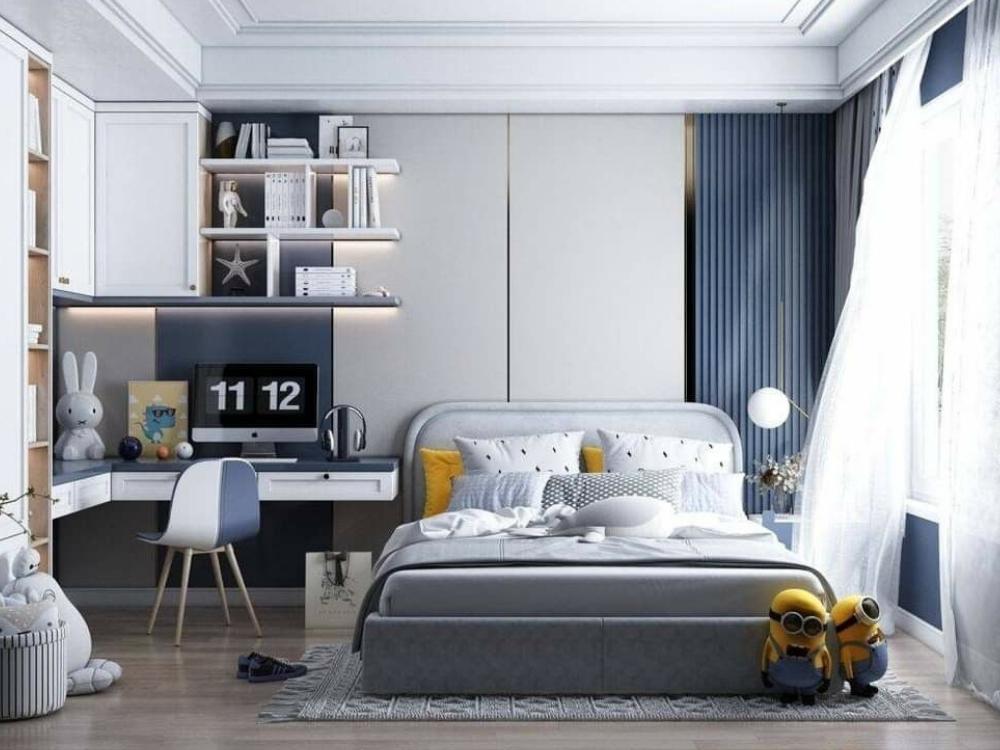 Hướng đông và đông nam được khuyến nghị, giúp phòng ngủ yên tĩnh, thông thoáng và giấc ngủ sâu cho bé