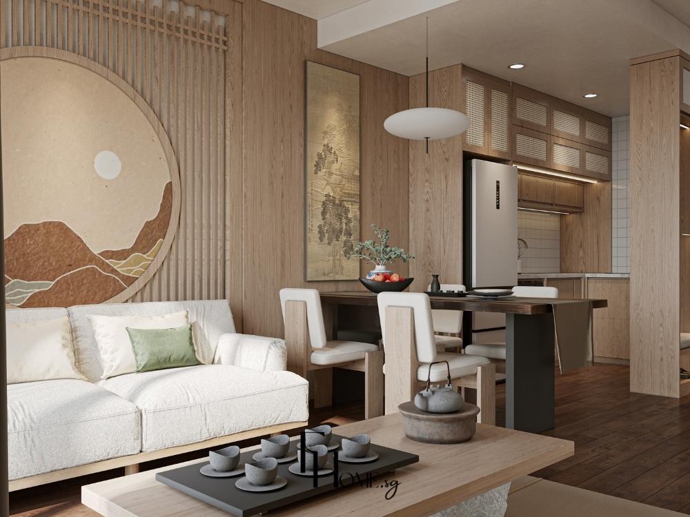 Không gian mở giúp ánh sáng và không khí lưu thông tốt, mang lại cảm giác thoáng đãng, dễ chịu