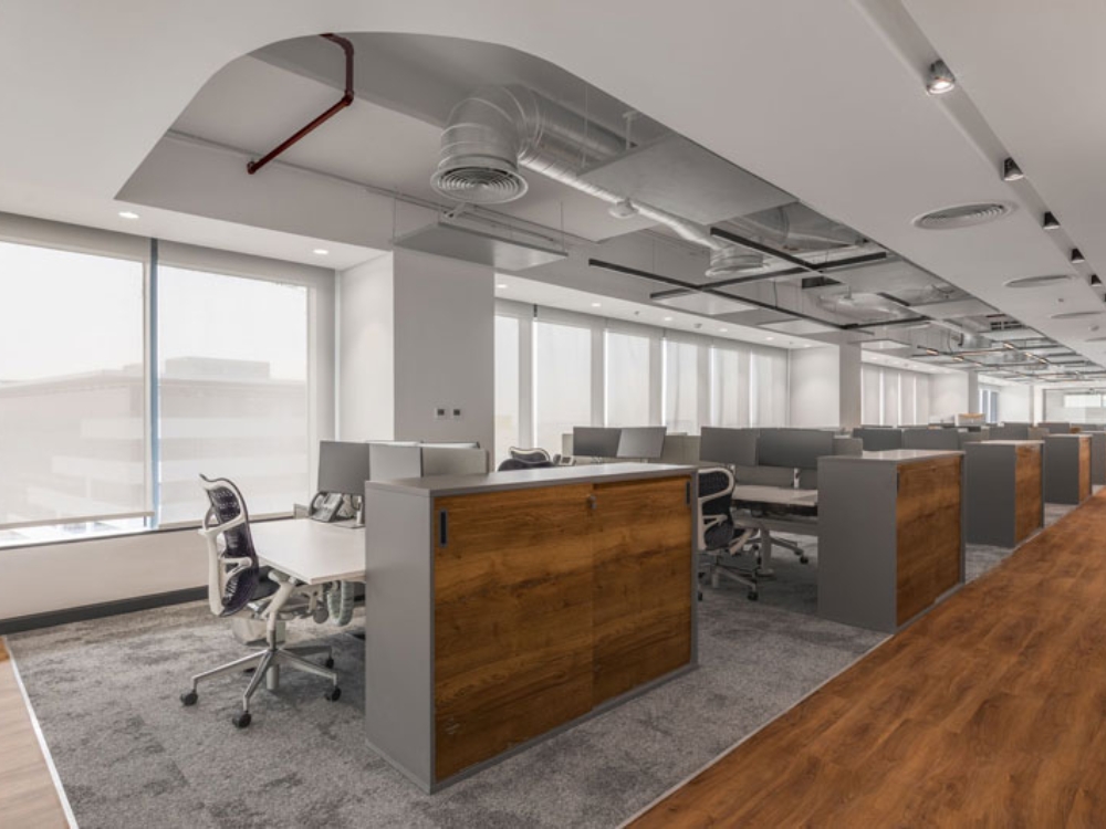 Không gian mở rộng rãi, tối ưu giao tiếp và hợp tác giữa các nhân viên