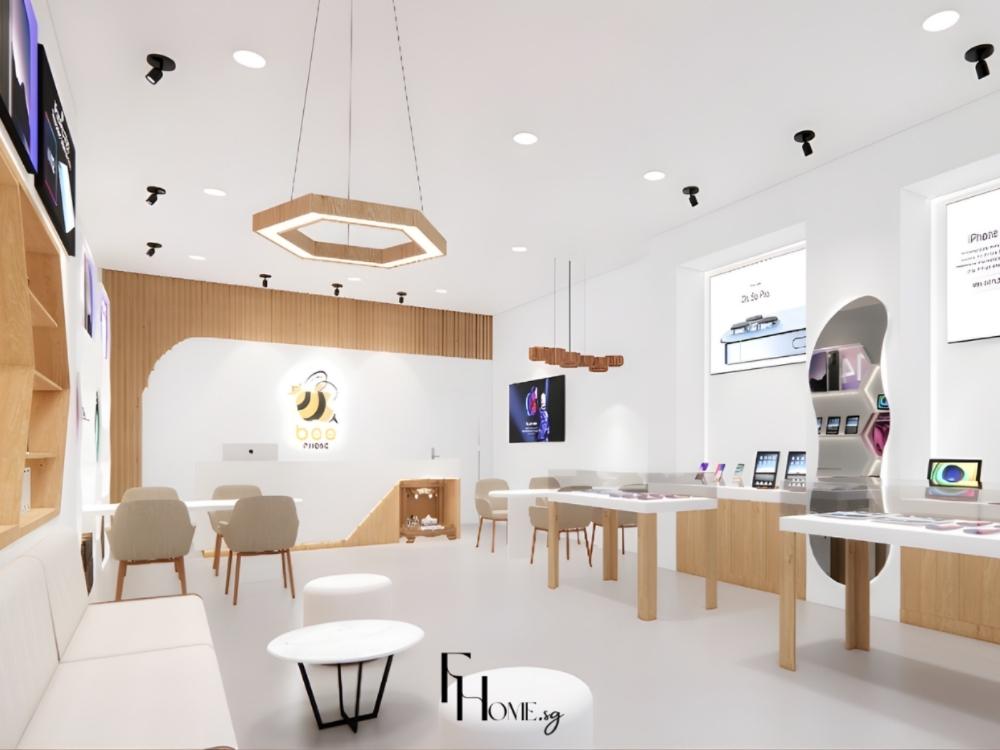 Nội thất tối giản kết hợp ánh sáng LED, tạo không gian khoa học, tiện nghi và ấn tượng