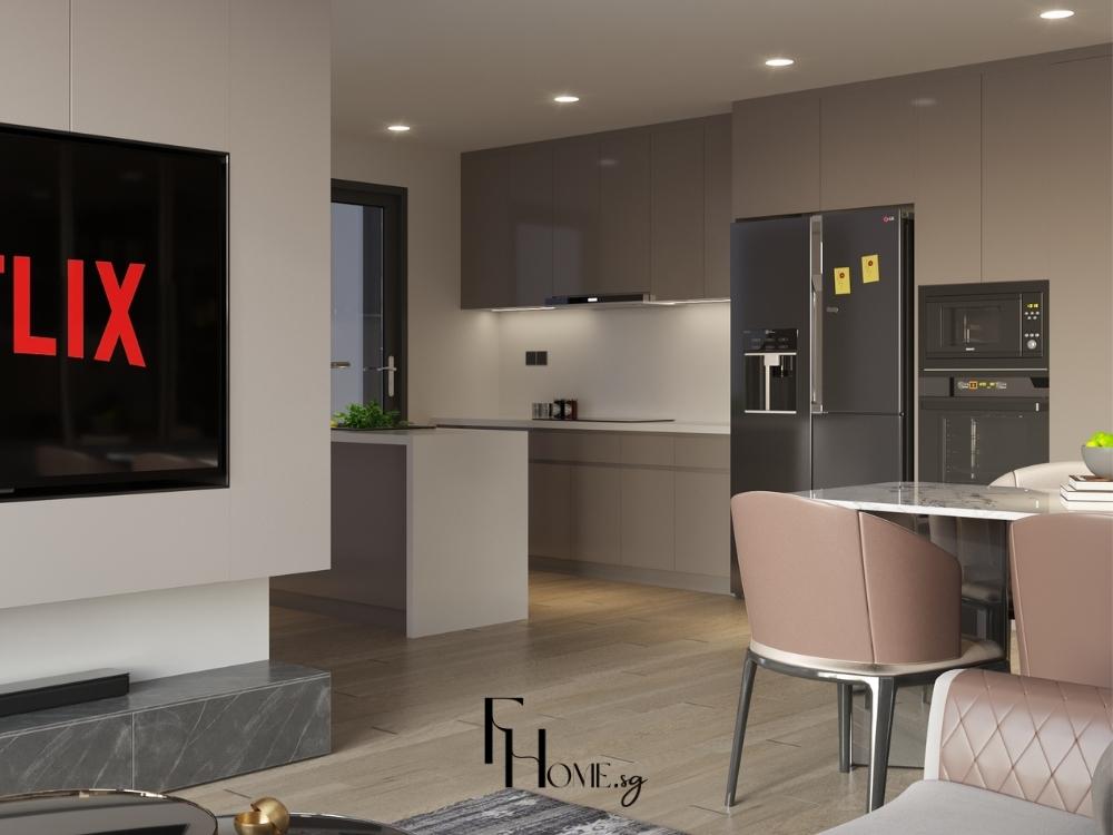 Thiết kế bếp theo hướng hợp mệnh giúp tăng sinh khí, duy trì hòa khí và mang lại may mắn cho gia chủ