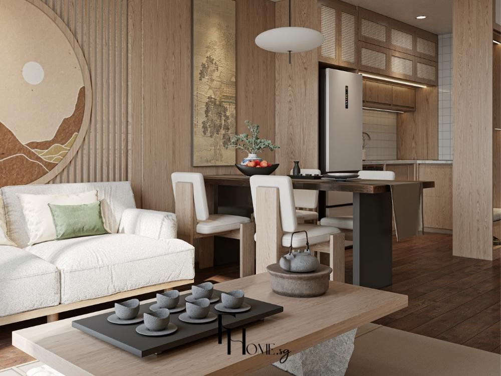 Thiết kế hai dãy song song tối ưu tam giác công năng cho không gian bếp dài hẹp