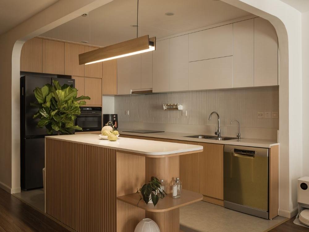Thiết kế tủ bếp có bàn đảo phù hợp nhà phố, biệt thự và căn hộ cao cấp diện tích lớn