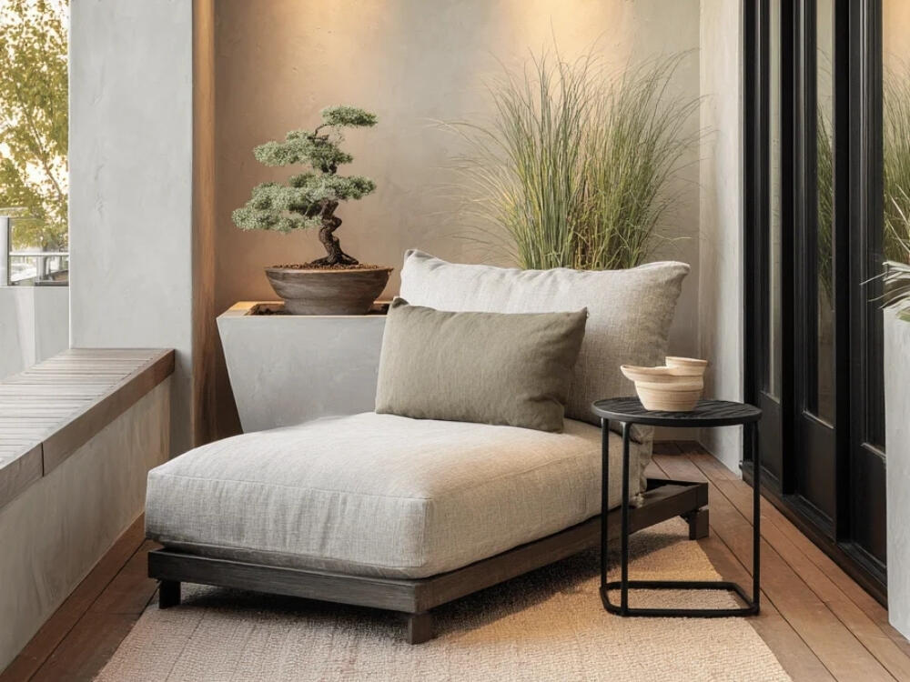 Ban công bền đẹp với chất liệu ngoài trời chịu nắng mưa hiệu quả