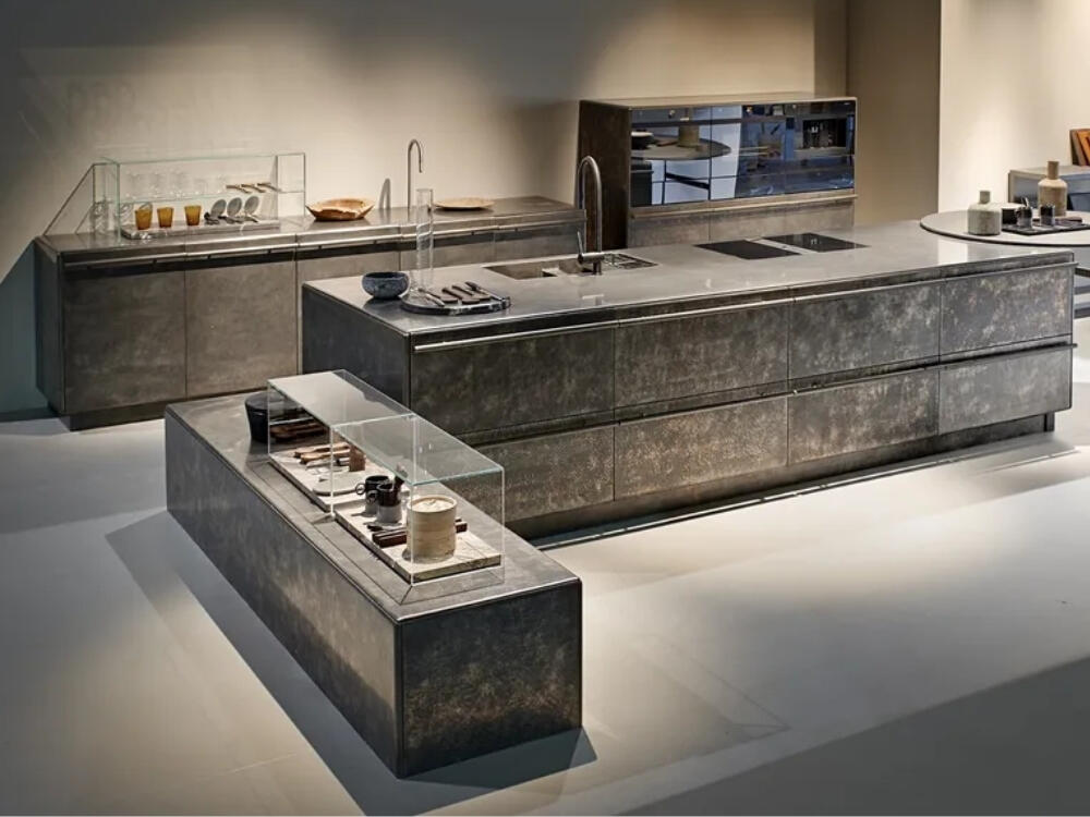 Bàn đảo inox bền bỉ với vẻ đẹp chuyên nghiệp chuẩn bếp nhà hàng