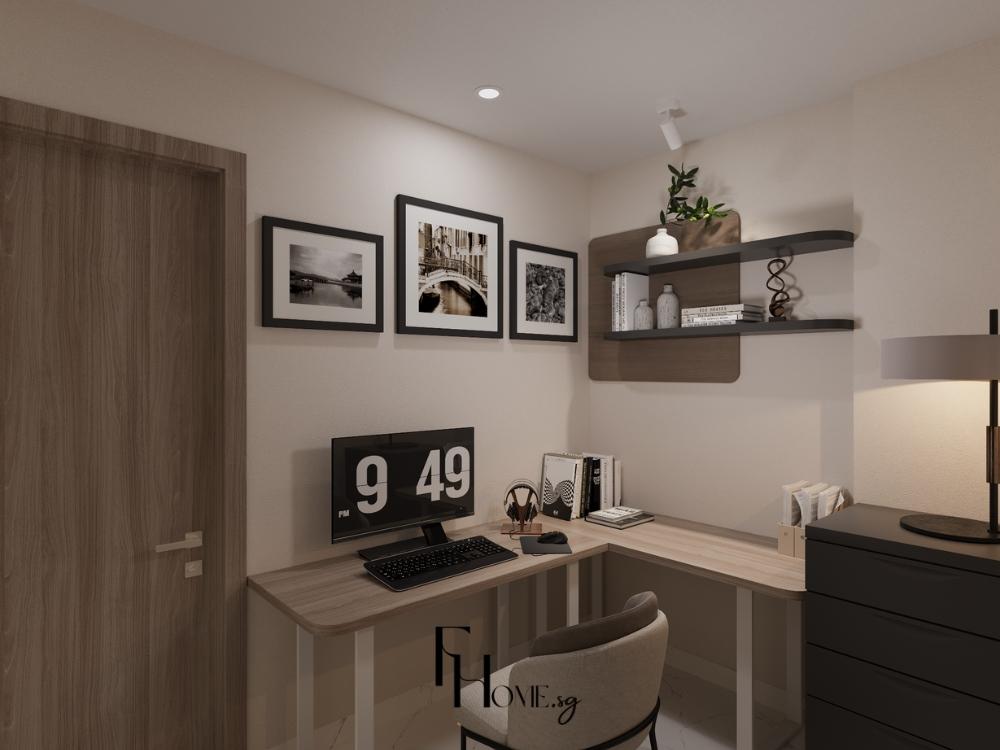 Bàn học tối giản sáng tạo trong bố trí mang lại cảm hứng và sự tập trung cho người sử dụng