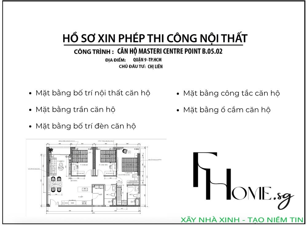 Cần phải tạo hồ sơ xin phép thi công nội thất nộp ban quản lý trước khi cải tạo