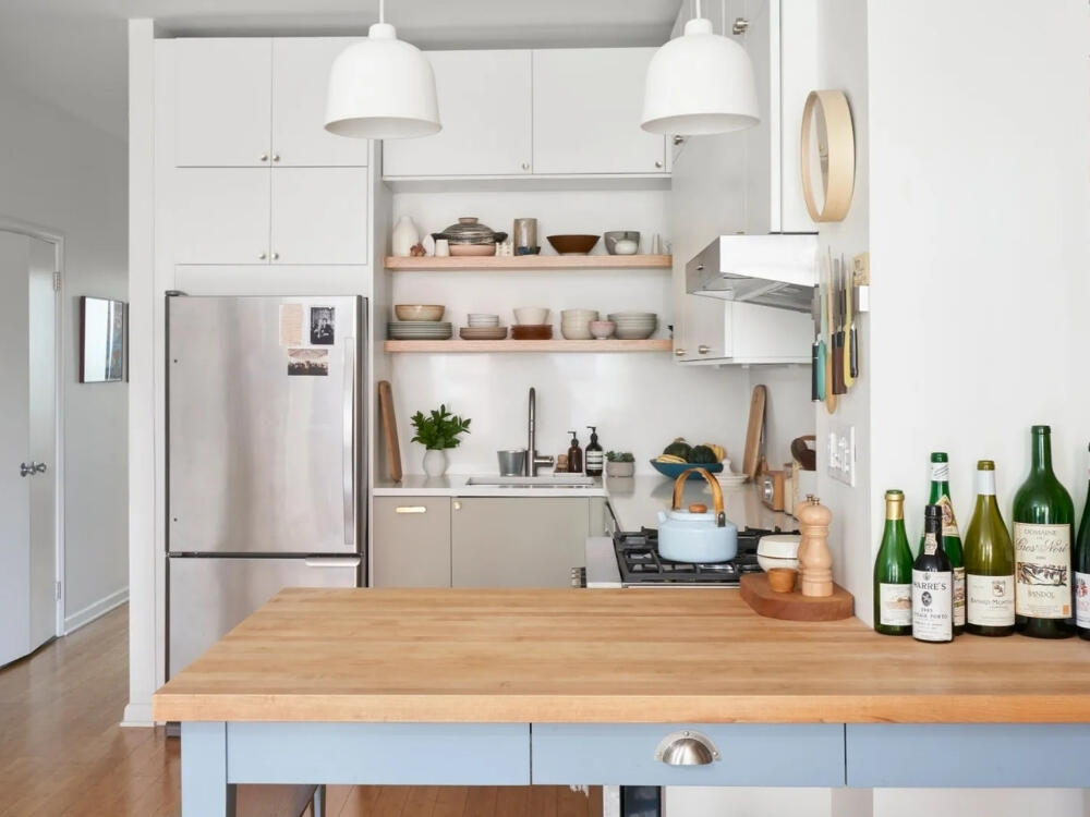 Đảo bếp nhỏ gọn tối ưu cho không gian chung cư hạn chế