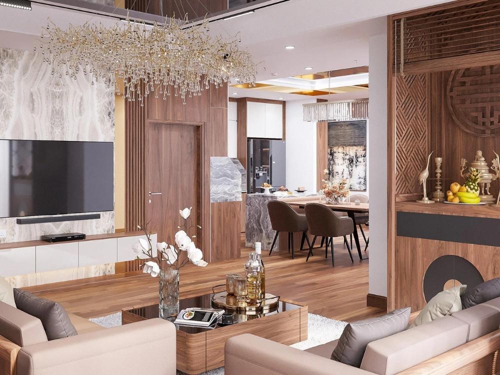 Gỗ Sồi và gỗ Mít có màu sáng, phù hợp phong cách hiện đại và chi phí hợp lý