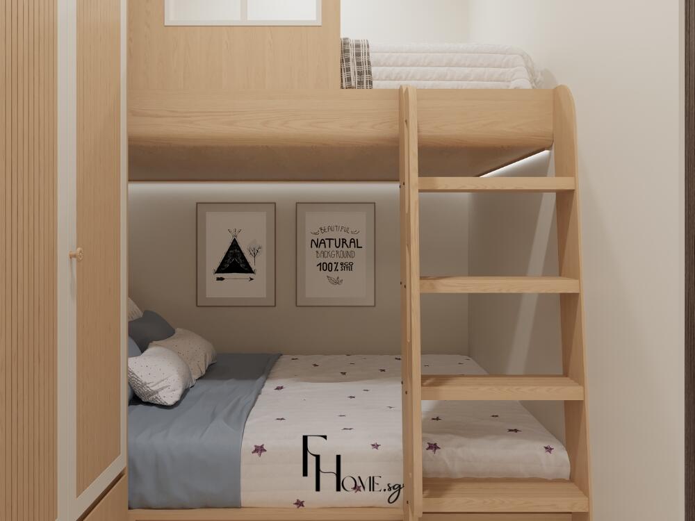 Không gian ngủ Japandi mộc mạc thanh thoát mang hơi thở thiên nhiên bền vững