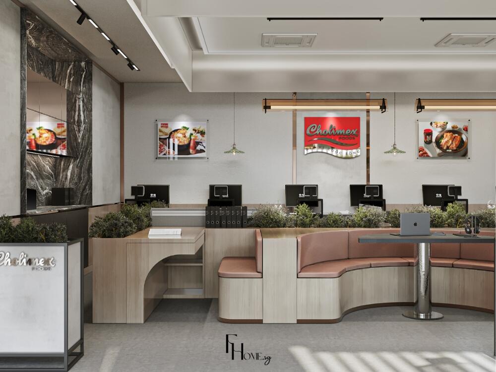 Khu vực làm việc chung linh hoạt rộng thoáng với module bàn hiện đại và hệ thống chiếu sáng đạt chuẩn