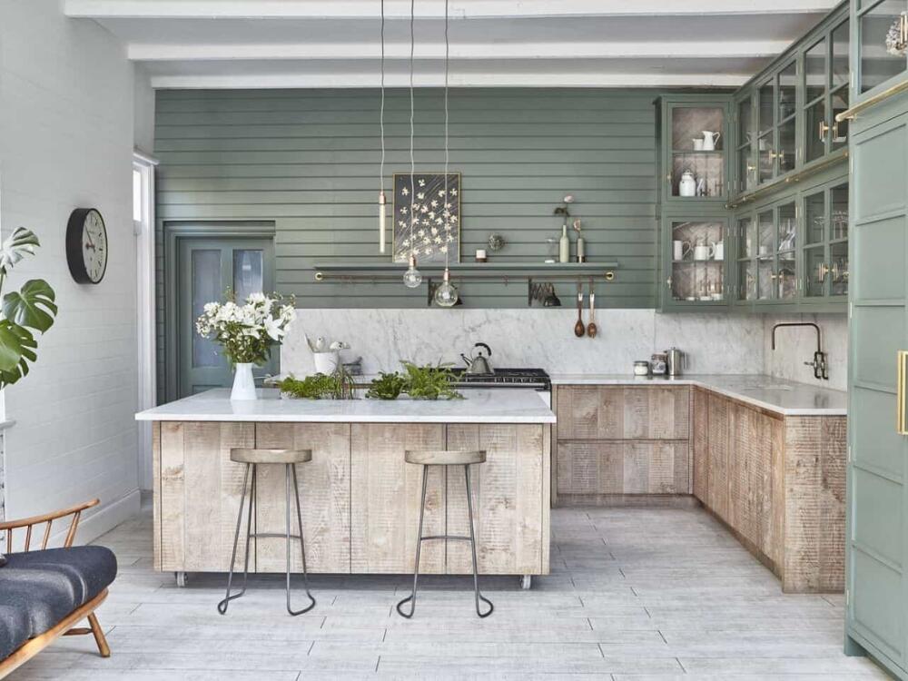 Không gian Urban hiện đại kết hợp vật liệu thô mộc và đường nét kiến trúc mạnh mẽ cá tính