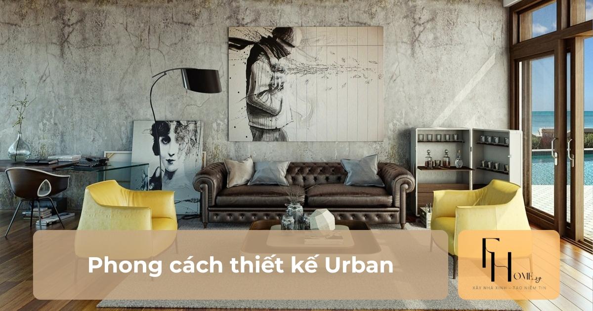 nội thất phong cách Urban