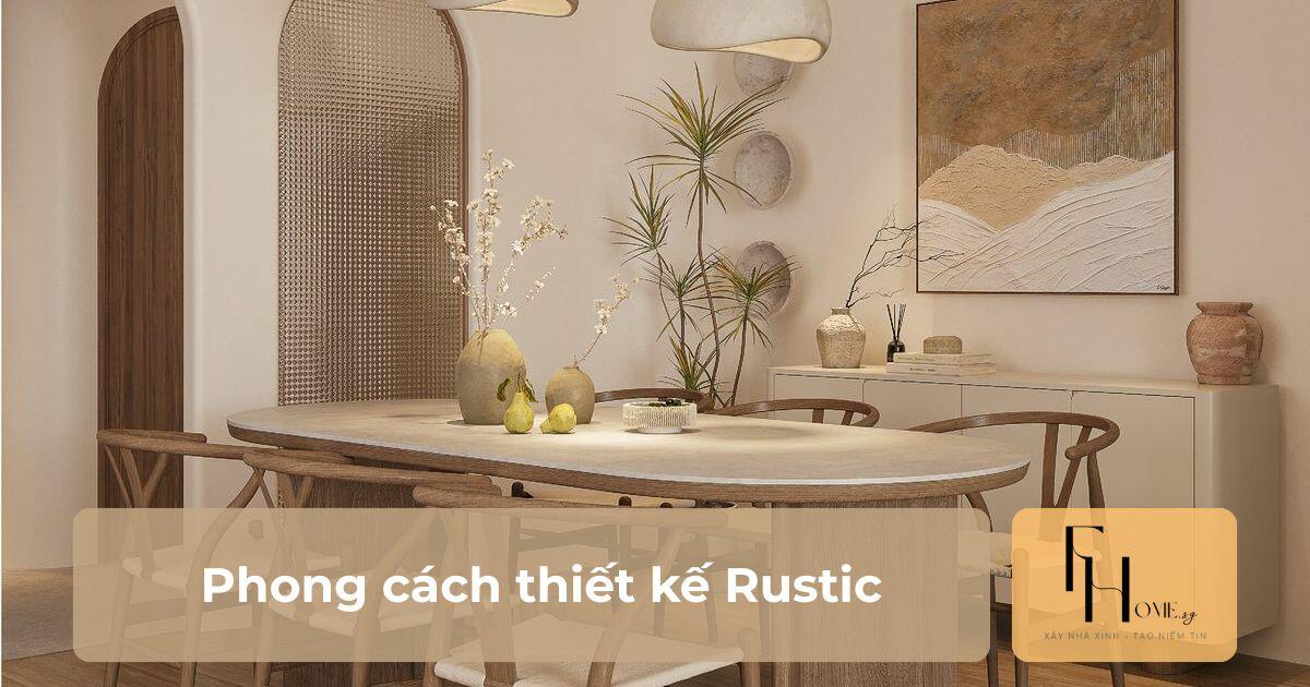 Phong cách thiết kế Rustic