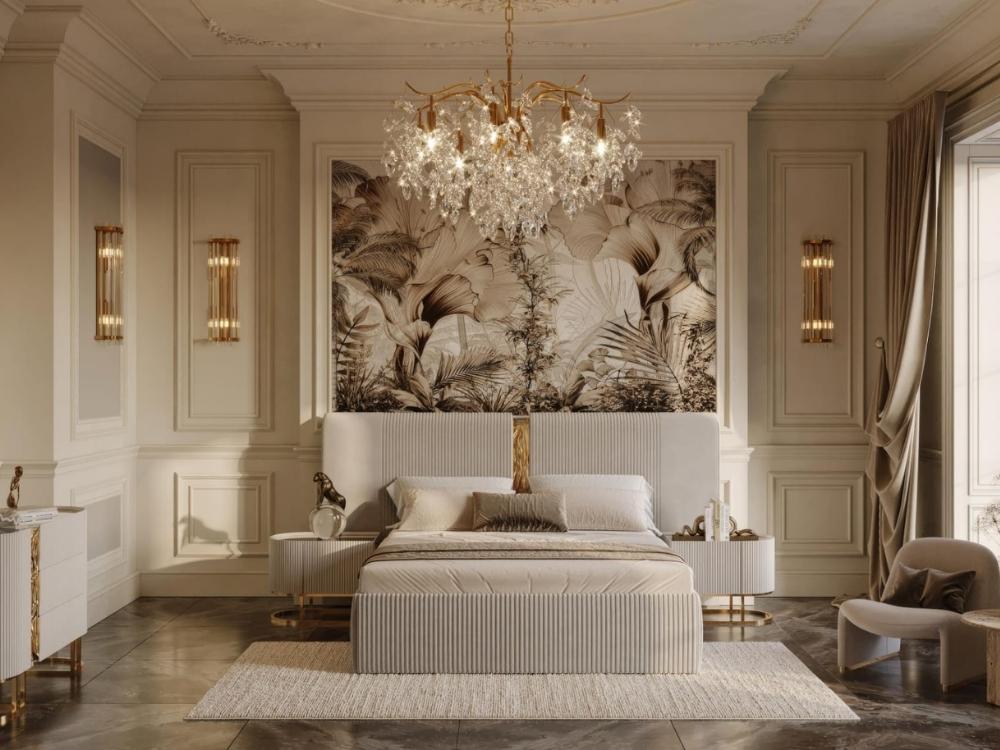 Phòng ngủ nhà phố 110m² thư thái đẳng cấp nhờ trang trí tinh xảo nhưng vẫn giữ độ thoáng tự nhiên