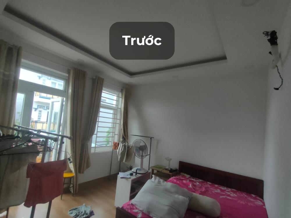 Phòng ngủ trước khi cải tạo còn bố trí thiếu hợp lý và chưa tạo được sự tiện nghi
