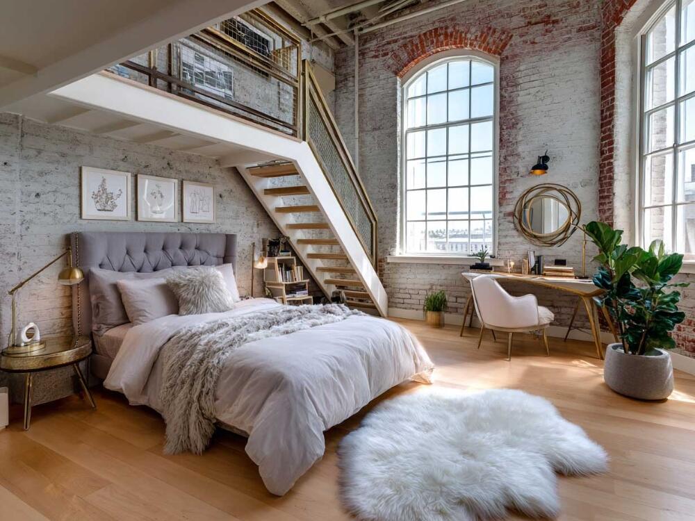 Phòng ngủ Urban hiện đại với tông màu trung tính tạo không gian nghỉ ngơi tinh tế và cân bằng