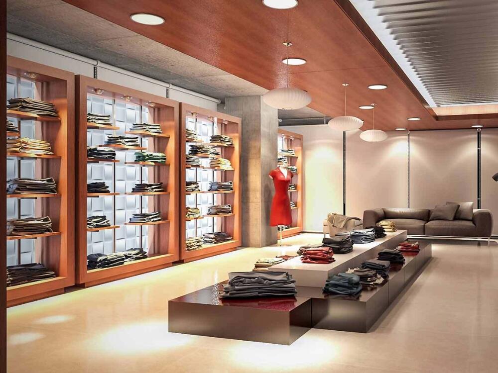 Showroom bố trí lối đi khoa học dẫn khách đến các điểm trưng bày chủ lực hiệu quả