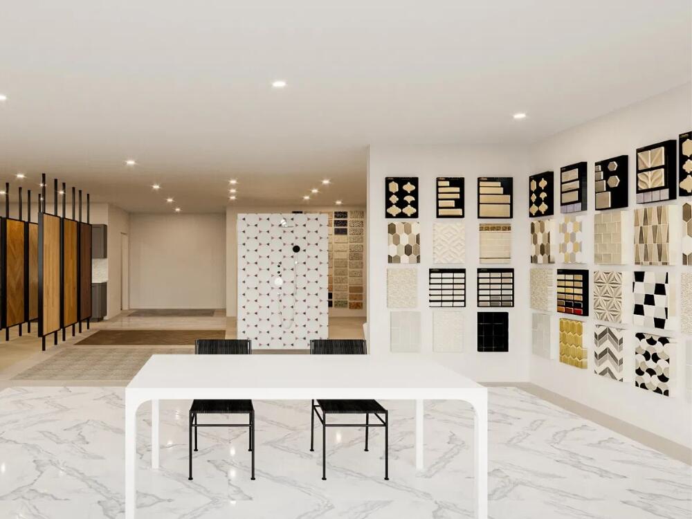 Showroom tối ưu luồng di chuyển giúp khách khám phá sản phẩm tự nhiên và thoải mái