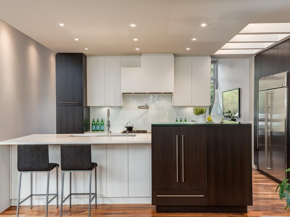 Thùng tủ đảo bếp chống nước tuyệt đối với vật liệu nhựa picomat