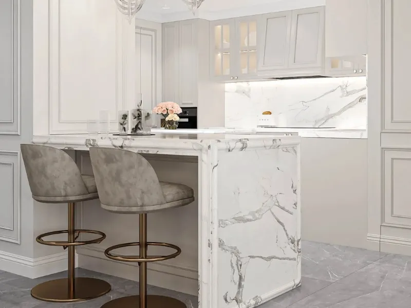 Gia chủ nên ưu tiên vật liệu cao cấp cho chung cư tân cổ điển