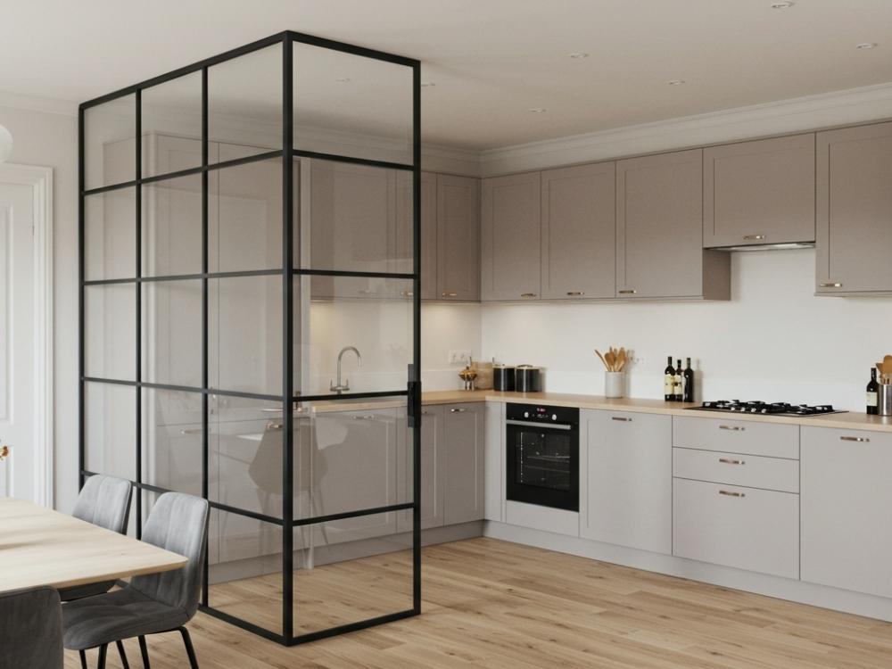 Vách ngăn chắc chắn với sắt hộp cắt CNC tạo điểm nhấn mạnh mẽ