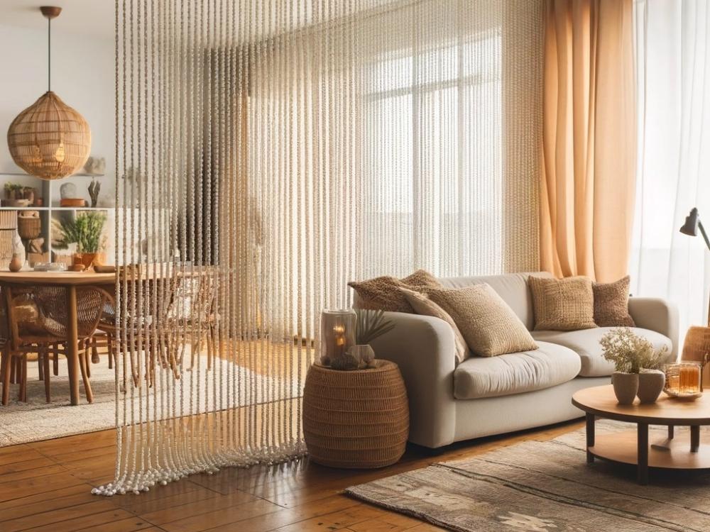 Vách ngăn đa năng dạng bình phong hiện đại giúp gộp hoặc tách không gian linh hoạt