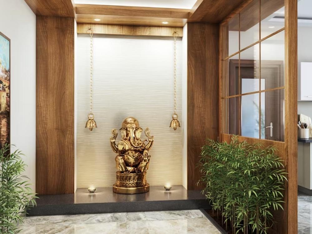 Vách ngăn sang trọng với gỗ tự nhiên mang nét ấm cúng độc bản
