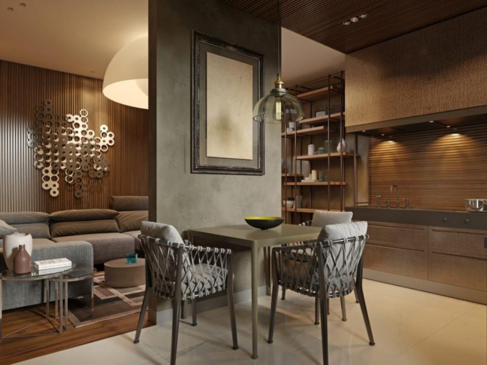 Vách ngăn thanh thoát với thạch cao phẳng mịn dễ tạo hình không gian