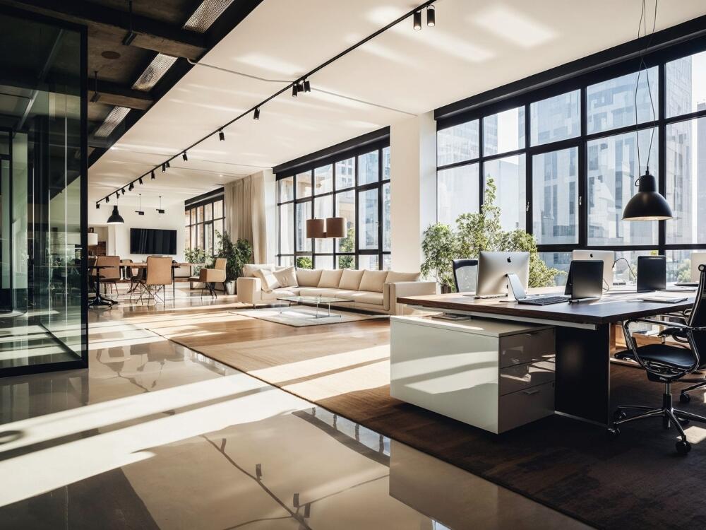 Văn phòng không gian mở thoáng đãng tăng cường giao tiếp và kết nối giữa các nhóm