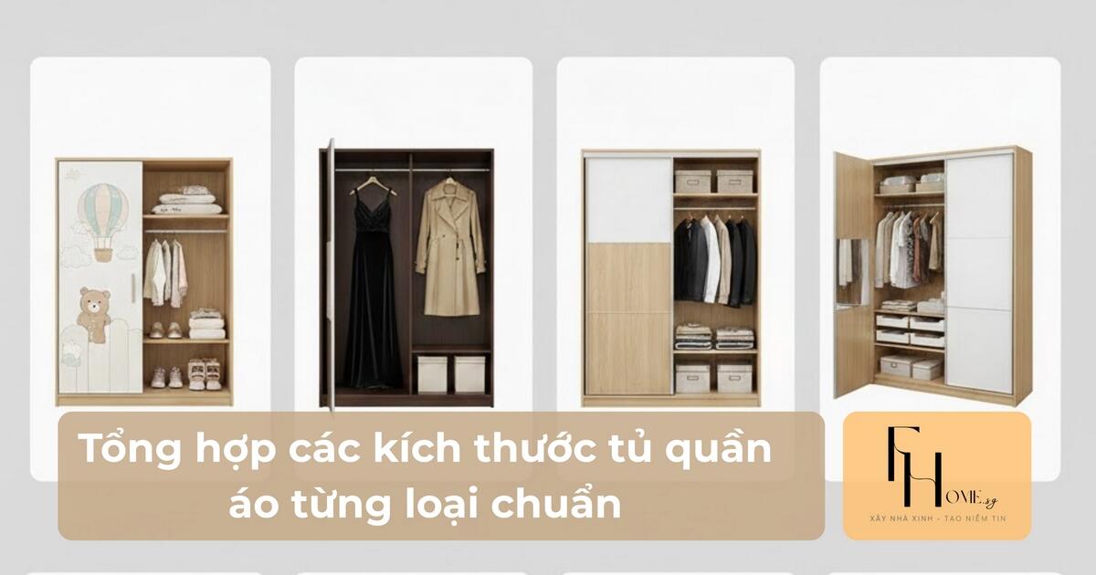 Kích thước tủ quần áo