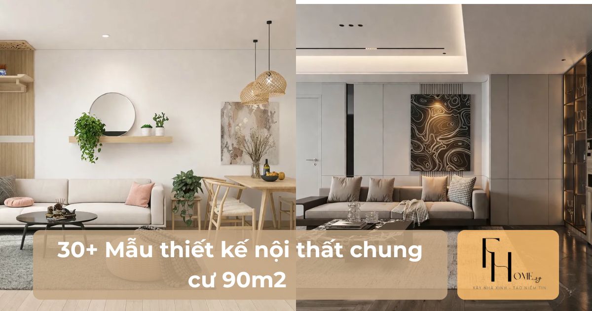 Mẫu thiết kế nội thất chung cư 90m2